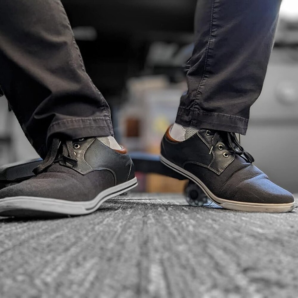 🆕Bruno Marc Men Black Sneakers Canvas Synthetic Lace Comfortable Casual Shoes